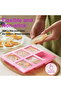 Rectangular soap mold, non-stick and easy-to-unmold silicone material, 6-hole cake mold, Geschikt voor kitchen - 3
