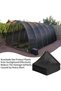 Shade netting - Perforated shade netting - 70% shading rate - UV resistant - Used to protect plants, greenhouses, sheds, or kennels - 4 x 6 meters... - 4