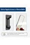 Wall Hooks for Jackets and Towels: Glue Hooks for Doors with 6 kg Load Capacity, Black, 4 Pieces - 3