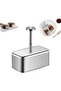 1-Piece Stainless Steel Rice Ball Mold, triangle, 11.5x10.2x5.7cm, silver, seaweed DIY tool