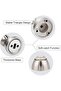 2-Pack Stainless Steel Magnetic Door Stops, Heavy-Duty Wall/Floor Mount Door Holders (Silver) - 2