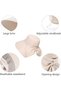 Women Sun Hat with Neck Protection UV50+ Wide Brim Back Opening Foldable for Beach Hiking Fishing Size 55-60cm Lightweight Beige - 4