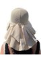 Women's sun hat, women's bucket hat | Unisex bucket hat, sun hat, UV protection hat, beach hat - beige - 2