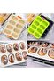 Colorful Polka Dot Silicone 8-Groove Muffin Cup Baking Pan - 5