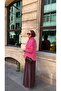 Women's Striped Collar Detailed Shirt Oversize Fit 65 cm Shirt Code: Js26K-Çg-001 - 7