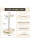 Umbrella Stand Rack Organizer with 16 Hooks & Drip Tray for Walking Sticks - 4