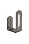 4-Punch-Free Stainless Steel Wall-Mounted Cutting Board Multifunctional Storage Rack - Gray - 5