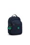 Seoul Lap Large Backpack Blue Green Block Ki4275Cd7 - 2