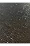 Black Pleated Sequined Fabric - Stylish Crinkled Sequined Fabric for Evening Dresses (Width: 150 cm) - 3