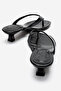 Women's Black Orthopedic Sole Sandals Flip-Flop Short Heeled Slippers (4cm) - 7