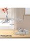 2 pieces - foldable clothes hangers - portable travel hanger with 5 holes - multifunctional drying rack - for travel, hotel stays, business trips and home use - grey - 4
