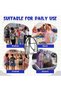 6-pack transparent backpacks, heavy-duty PVC transparent school bags for sports events and student workplaces. - 3
