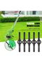 Plastic lawn mower blades, 10 - pc plastic cutting blades, for cordless lawn mower tool sets, plastic lawnmower cutting blade replacement parts... - 2
