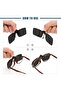 Pack of 4 Clip-on Sunglasses - Polarized and UV Protection - 4