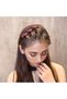 6-Piece Hair Clips for Women and Girls with Serrated Buckles - Hair Accessories, Braiding Tools - Black, Brown, Burgundy - 4