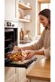 Honey Pumpkin Patterned Duck Fabric Double Kitchen Holder |   Heat Resistant, Water Repellent, Stain Resistant Oven Mat 21X21 cm (50 cm Connected) - 5