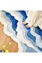 Blue 60*80cm Interior Doormat, Non-Slip Absorbent Entrance Floor Mat & Carpet - 3