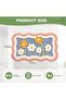 Non-slip bathroom mat 50x80cm, 3D flower bath mat, microfiber bathroom carpet, super absorbent, soft shower mat, machine washable - 2