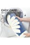 Microfiber Bathroom Mat - Luxury Series - Bathroom Carpet - Super Absorbent - Quick-Drying - Non-Slip TPR Backing - Soft Shower Mat - 50x80cm - Blue - 5