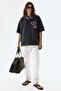 Oversized Fit Printed cotton T-shirt - 3