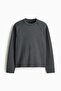 Regular Fit Long-sleeved waffled top - 6