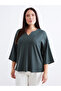 Notch Neck Blouse - 2