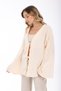 Myrab Women's Linen Kimono – Oversized Comfortable Fit Summer Long Sleeve Kimono - 5