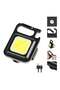 800 Lumens COB Rechargeable Keychain Flashlight - Mini LED Pocket Torch with 4 Light Modes, 500mAh Battery, Magnetic Base, 180° Folding Stand, Bottle Opener for Camping, Fishing & Hiking