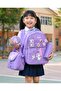 A+ Quality Kız Melodi Lila Primary School Orthopedic 3-Piece Set with Pen Holder, Foil-Lined Lunch Bag, 3 Compartments 509