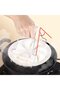 2-Piece Heat-Resistant Silicone Handle Kitchen Tongs Set, Anti-Scald Non-Slip Food Clamps for Cooking & Grilling, Apricot - 2