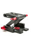 Z-type tilt tripod head with 4 adjustment/mount knobs, quick-release plate and level. - 3