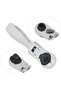 72-tooth quick-release flexible adjustable head ratchet wrench, 2-in-1 1/4 inch ratchet wrench, silver - 6