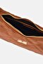 Women Brand Logo Shoulder Bag, Brown - 4