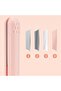 Portable Fast-Heating Hair Straightener & Curling Iron (Pink) - 3