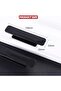 8-Pack Self-Ashesive Cabinet Handles, plastic drawer door pulls, no drilling sliding assist, black - 4