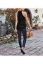 Women's Halter Neck Gathered Sandy Blouse - 2
