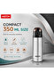 Thermosteel Water Bottle 350ml For Hot And Cold Drinks With Lockable Flex Cap Silver Vacuum Flask - 3