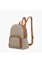 Printed Backpack with Adjustable Straps - 2