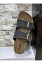 Ergonomic Sole Birkentstok Model Two-Buckle Adjustable Indoor and Outdoor Use Polyurethane Women's Slippers - 3