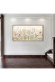 Large Framed Wall Art Boho Flowers Canvas with Outer Frame (50x100 cm) - 5