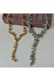 Gold Adjustable Special Series Necklace with Sequin Detail - 4