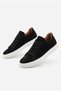 Zrk-X122 High Quality Black and White Suede Orthopedic Sole Lace-Up Men's Sneaker