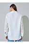 White Eyelet Long Sleeve Shirt - 5
