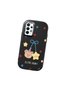 Samsung Galaxy A32 Compatible Case Camera Protector Black Silicone Couple Phone Case Bear Patterned - 3