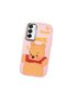 Samsung Galaxy M15 Compatible Case Camera Protector Pink Silicone Couple Phone Case with Bear Pattern - 3