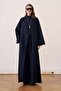 Rasha Slit Tunic Set Navy Blue - 2