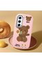 Tecno Camon 40 Pro 5g Compatible Case Camera Protector Pink Silicone Couple Phone Case Bear Pattern - 2