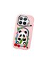 Mi 15t Pro Compatible Case Camera Protective Pink Silicone Couple Phone Case Panda Pattern - 3