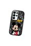 Samsung Galaxy S25 Ultra Compatible Case Camera Protector Black Silicone Couple Phone Case Character Patterned - 3
