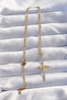 316L Steel Chain Gold Color Zircon Stone Phoenix Pendant - 2